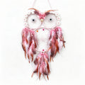 MGY Owl Wisdom Bird Dreamcatcher, Hand‑Woven European Style Home Wall Hanging Decor