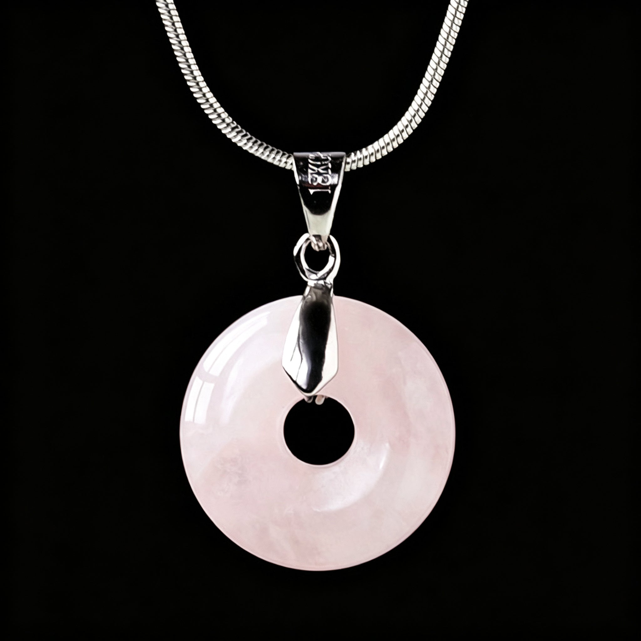 RYS Natural Crystal Safety Buckle Pendant (Without Chain)