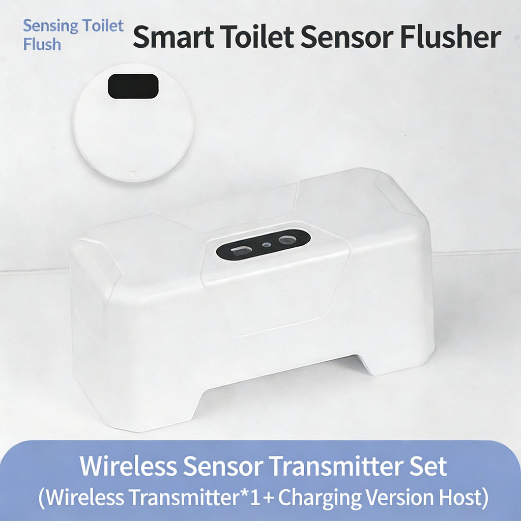 EST Rechargeable Infrared Motion Sensor Toilet Flush Kit | Automatic Hands-Free Toilet Flusher