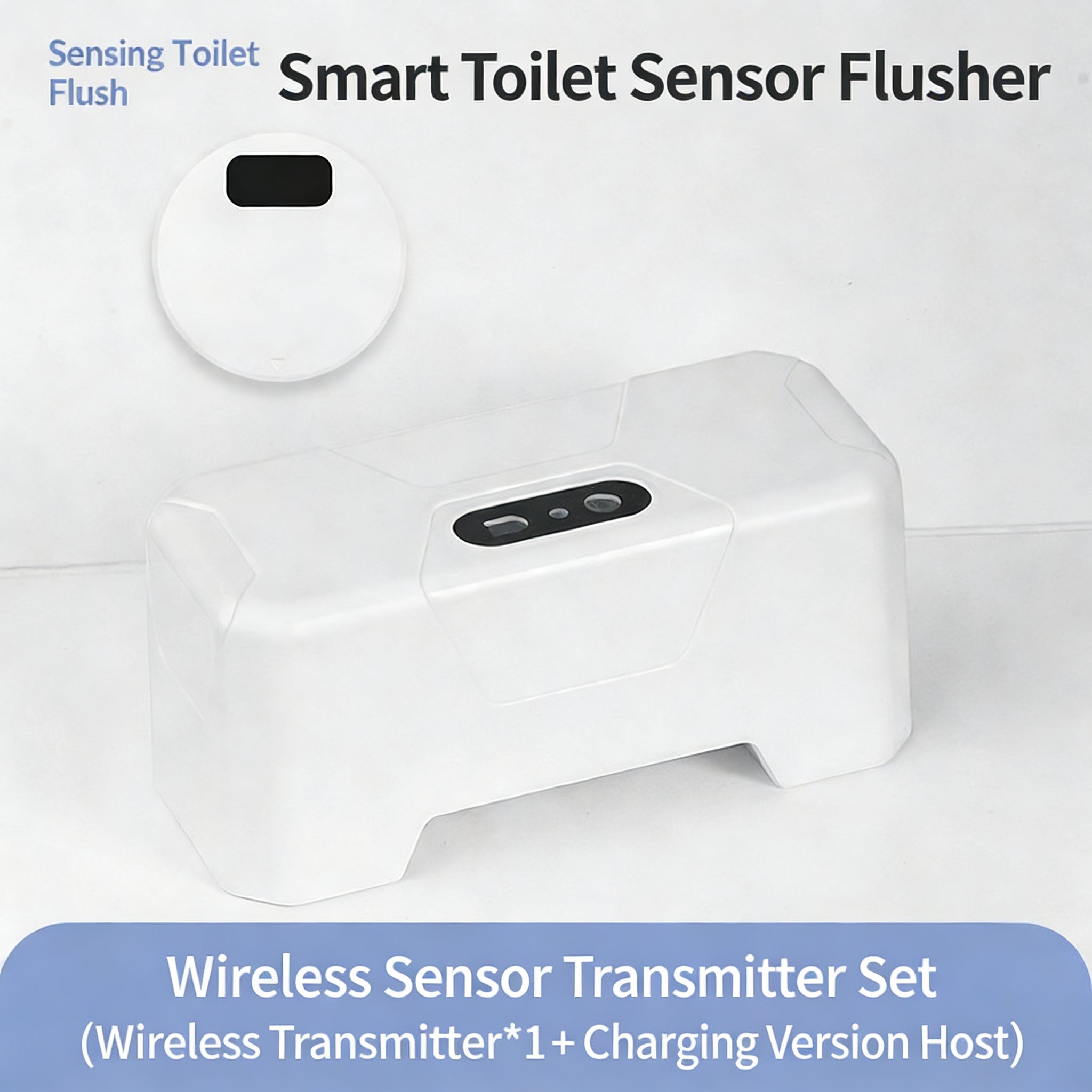 EST Rechargeable Infrared Motion Sensor Toilet Flush Kit | Automatic Hands-Free Toilet Flusher